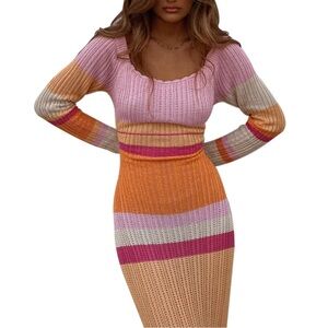 Beautiful maxi long sleeve dress that works for every season.